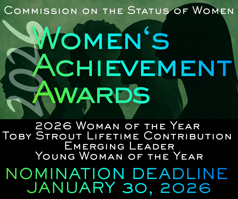 2026 Women's Achievement Awards Poster