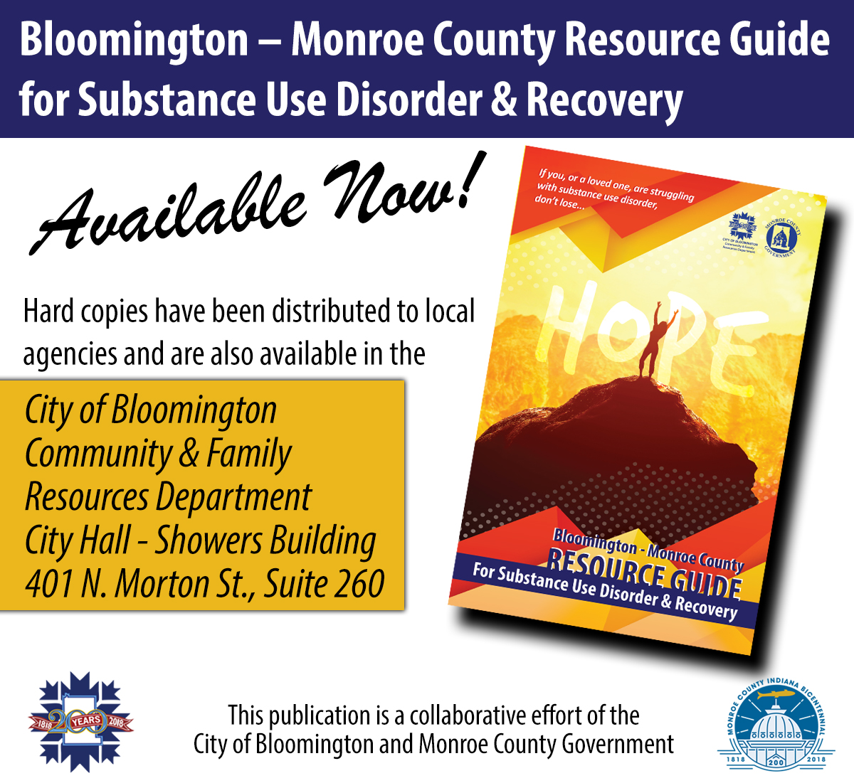 Substance Use Disorder Guide announcement