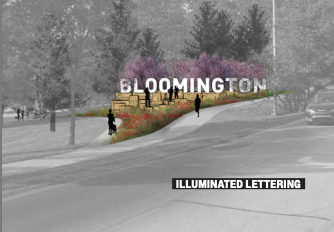 Bloomington sign
